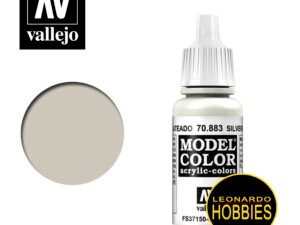 pinturas vallejo, pinturas, vallejo, leonardo hobbies, model color, hobbies rosario, Gris Plateado Vallejo 70883