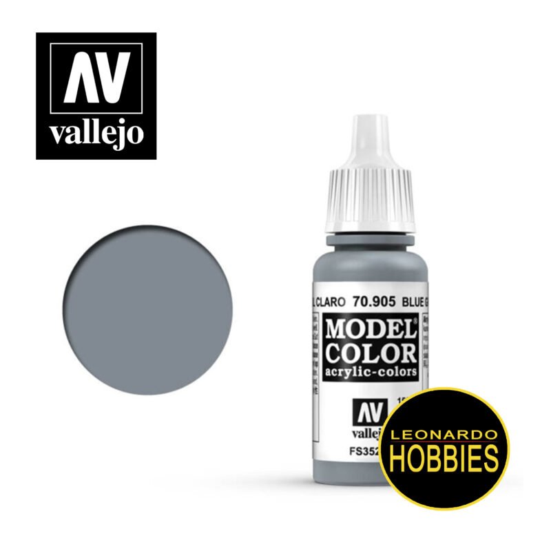 pinturas vallejo, pinturas, vallejo, leonardo hobbies, model color, hobbies rosario, Gris Azul Claro Vallejo 70905