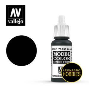 pinturas vallejo, pinturas, vallejo, leonardo hobbies, model color, hobbies rosario, Negro Vallejo 70950