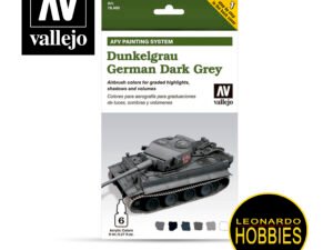 Set de Colores Dunkelgrau German Dark Grey Vallejo Model Air 78400