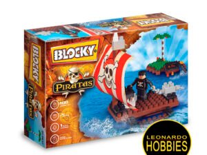 Set Balsa Pirata 100 piezas Blocky 0637