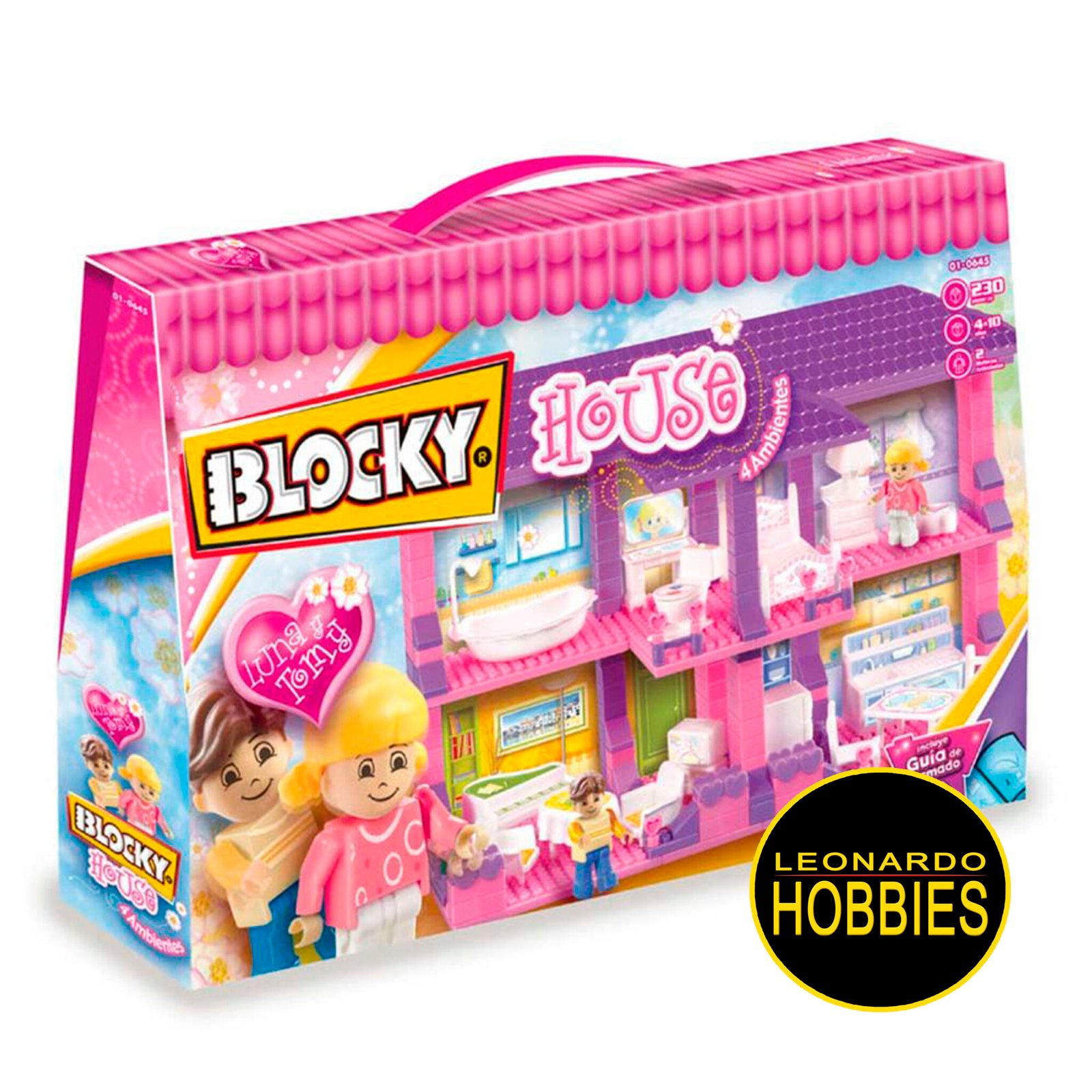 Set House - 4 ambientes 230 piezas Blocky 0645