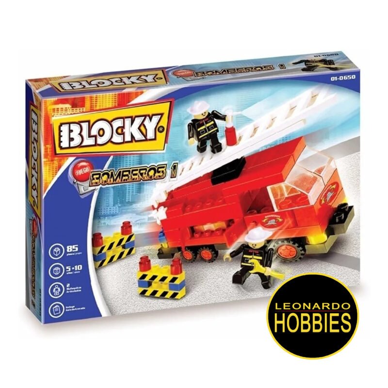 Set Bomberos 1 85 piezas Blocky 0650