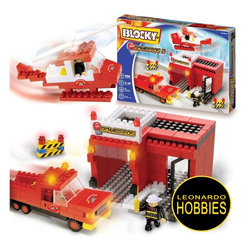 Set Bomberos 2 192 piezas Blocky 0651 - Imagen 2