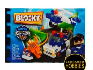 Set Súper Policías - Persecución 70 piezas Blocky 0670