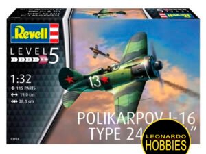 Polikarpov I-16 Type 24 "Rata" Escala 1/32 Revell 03914