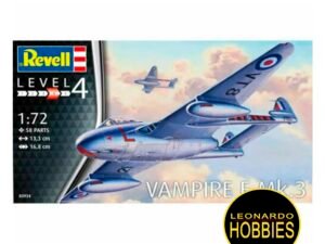 Vampire F Mk.3 Escala 1/72 Revell 03934