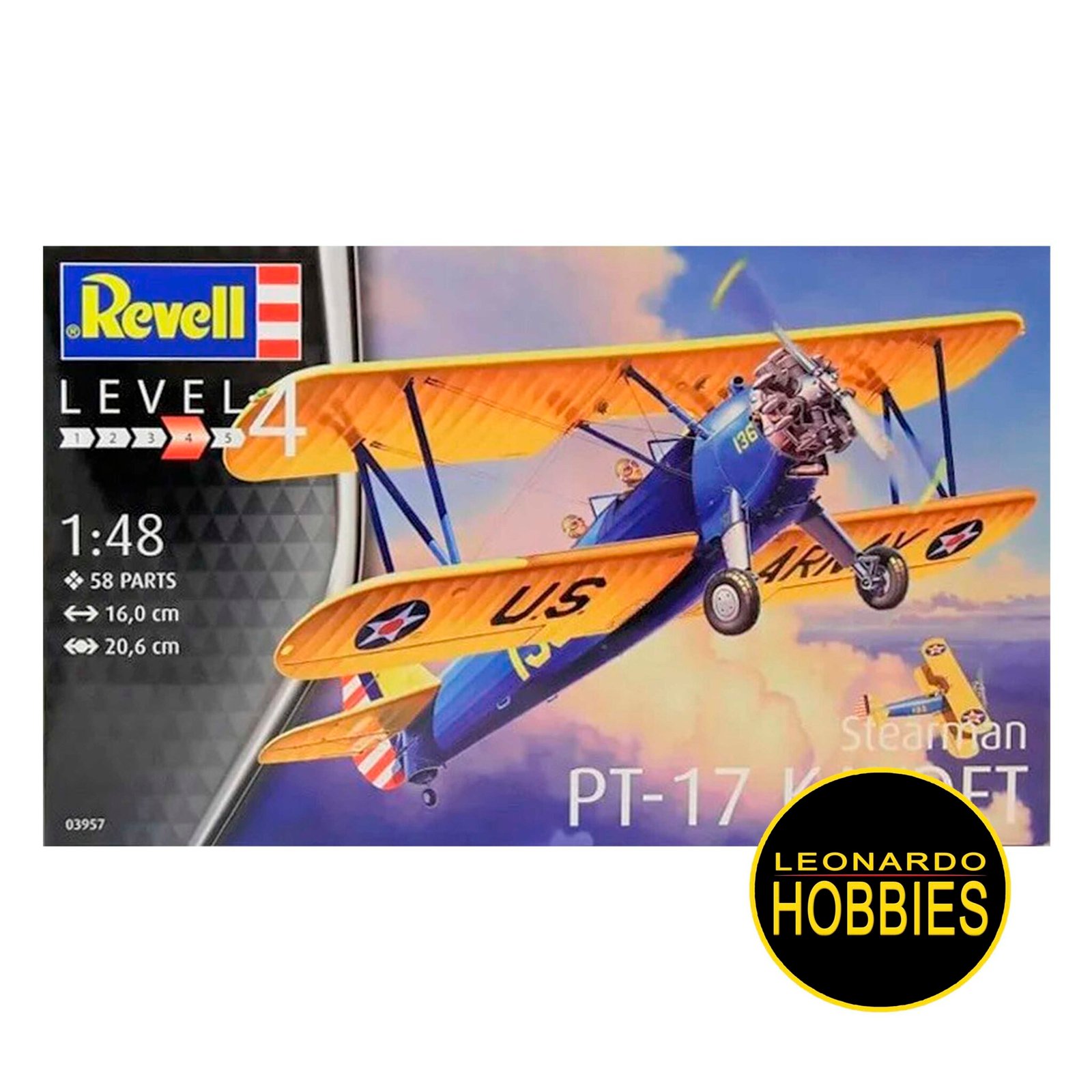Stearman Pt-17 Kaydet Escala 1/48 Revell 03957