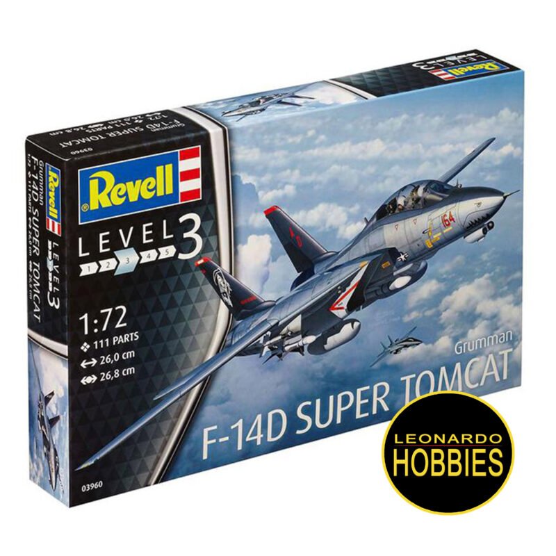 Grumman F-14D Super Tomcat Escala 1/72 Revell 03960
