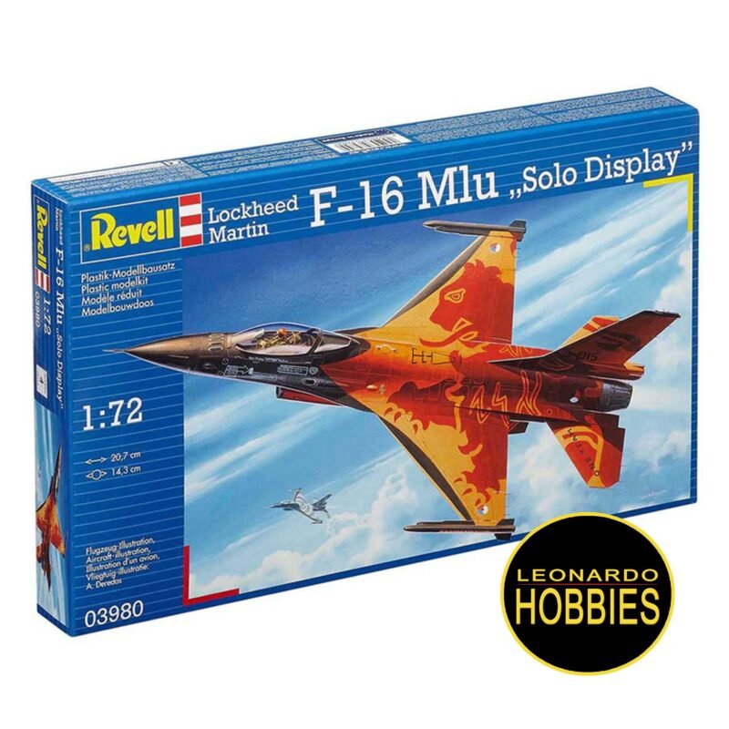 Lockheed Martin F-16 Mlu "Solo Display" Escala 1/72 Revell 03980