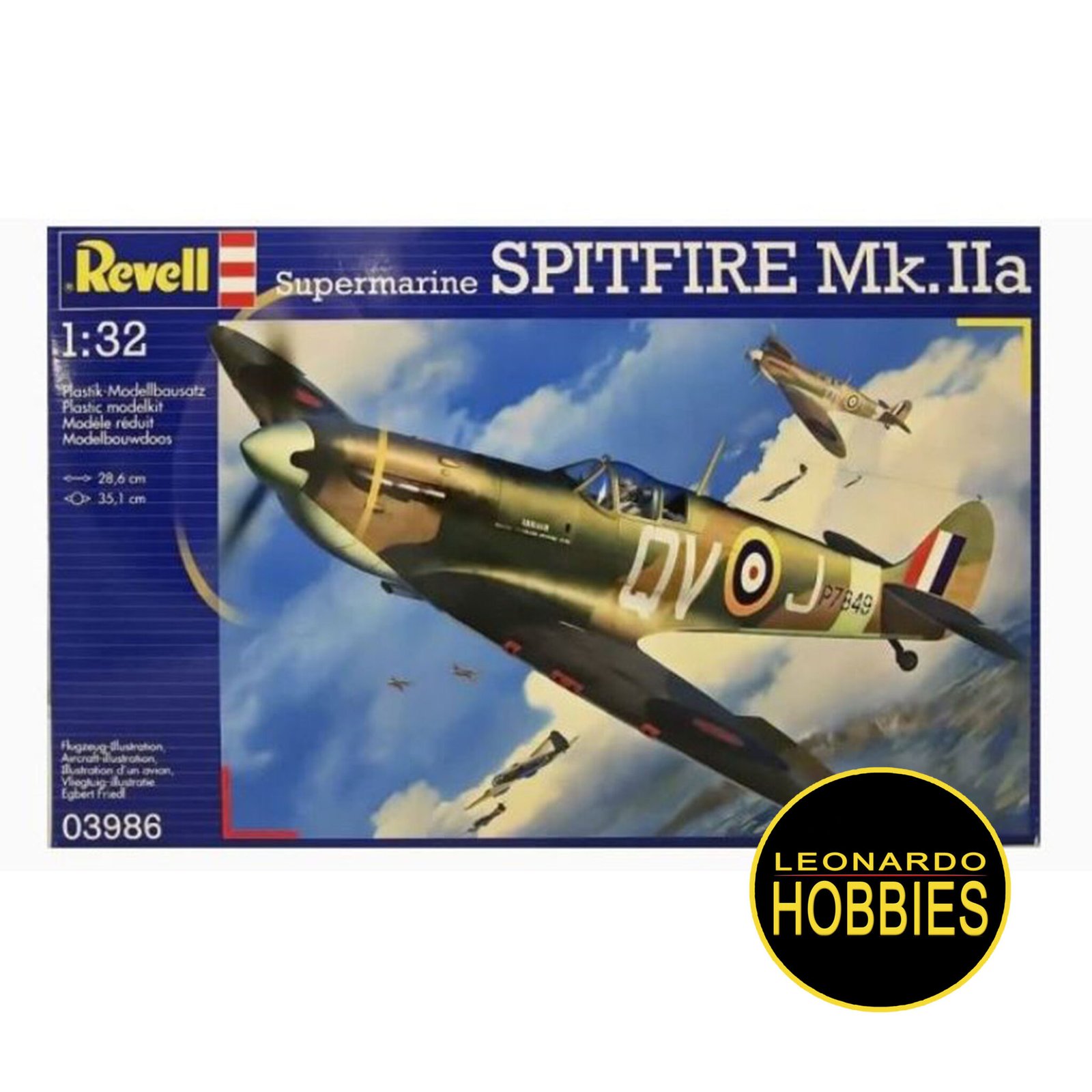 Supermarine Spitfire Mk.IIa Escala 1/32 Revell 03986