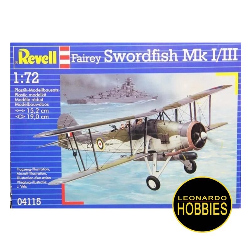 Fairey Swordfish Mk I/III Escala 1/72 Revell 04115