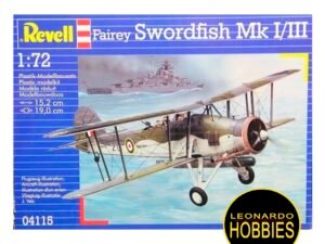 Fairey Swordfish Mk I/III Escala 1/72 Revell 04115