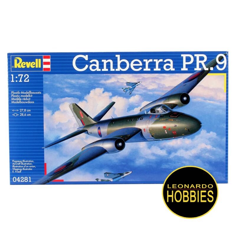Canberra PR.9 Escala 1/72 Revell 04281