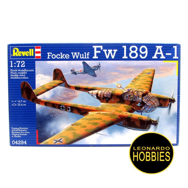 Focke Wulf Fw 189 A-1 Escala 1/72 Revell 04294