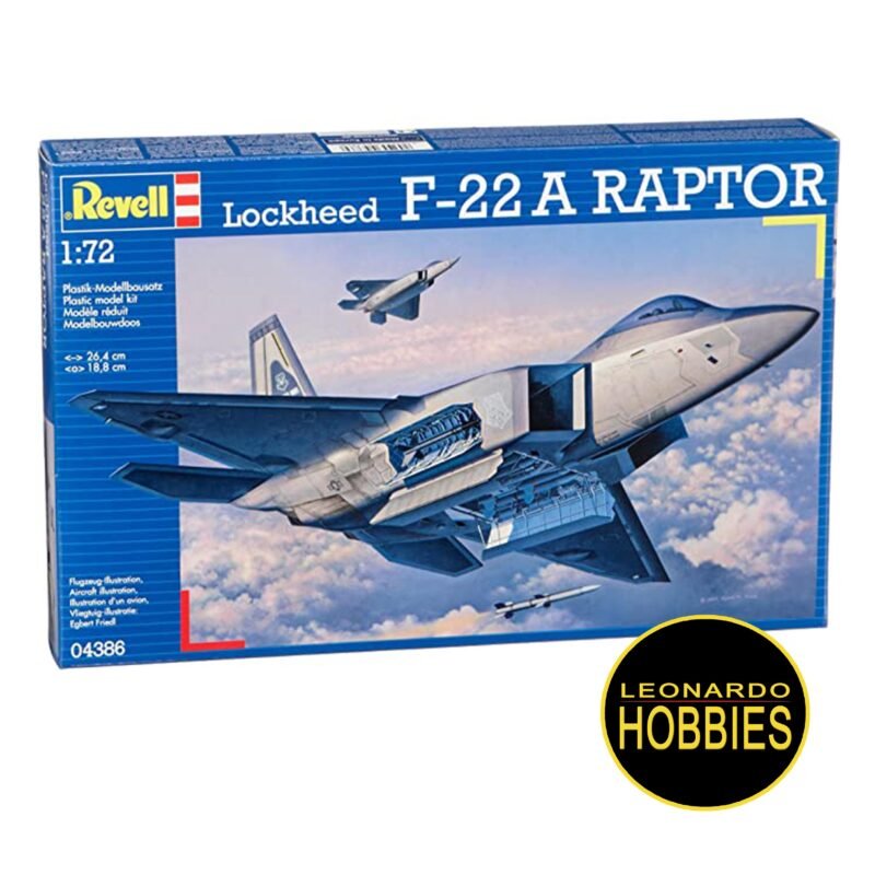Lockhead F-22 A Raptor Escala 1/72 Revell 04386