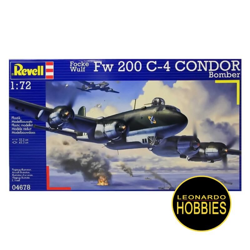 Focke Wulf Fw 200 C-4 Condor Bomber Escala 1/72 Revell 04678