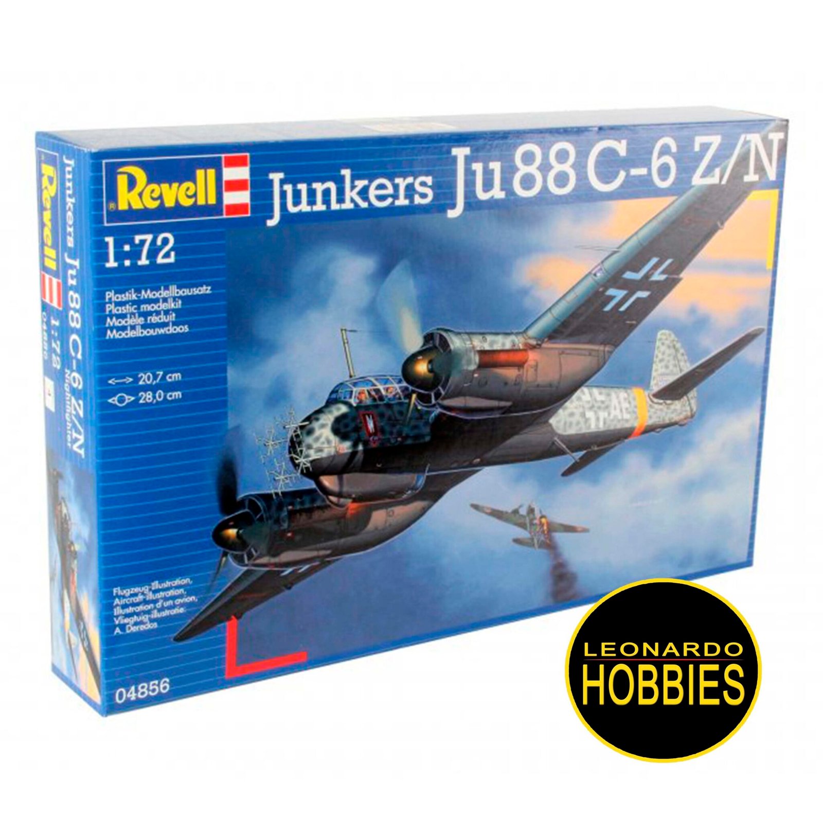 Junkers Ju88 C-6 Z/N Escala 1/72 Revell 04856