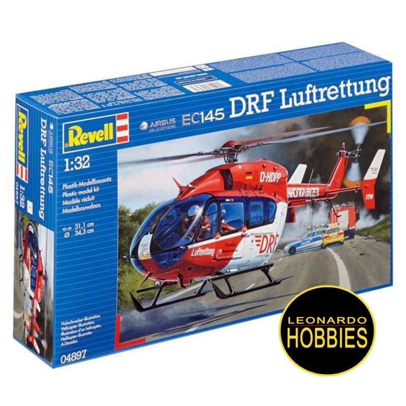 Airbus Helicopter EC145 DRF Luftrettung Escala 1/32 Revell 04897
