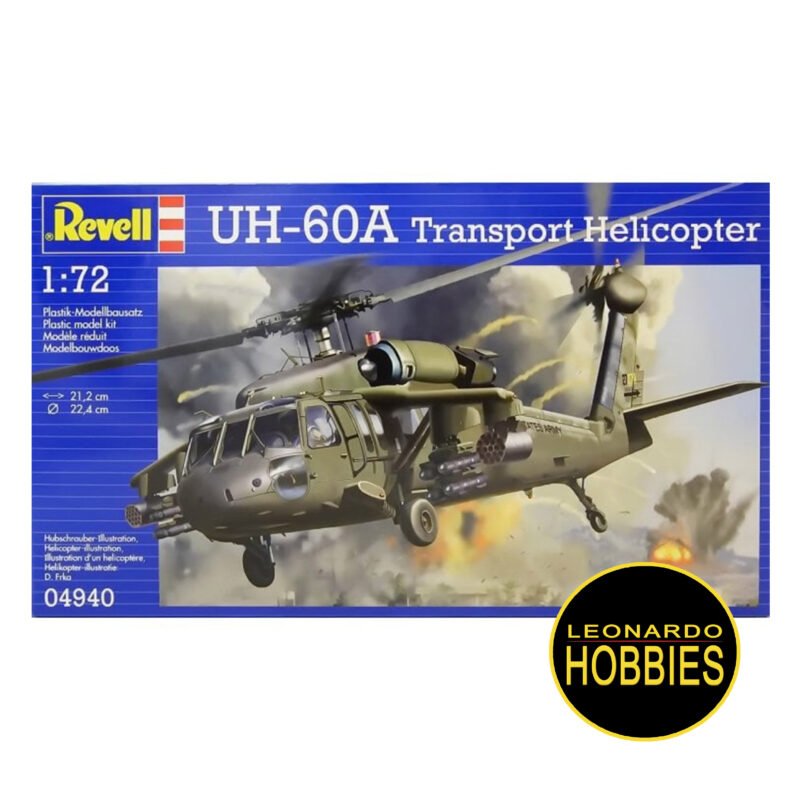 UH-60A Transport Helicopter Escala 1/72 Revell 04940