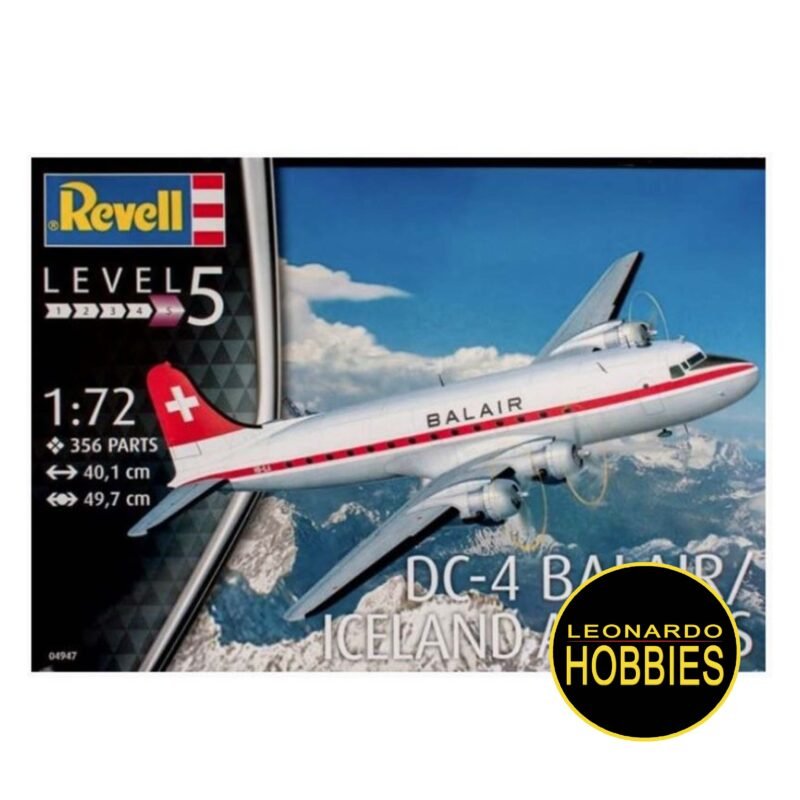 DC-4 Balair/Iceland Airways Escala 1/72 Revell 04947