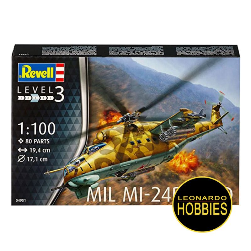MIL MI-24D Hind Escala 1/100 Revell 04951