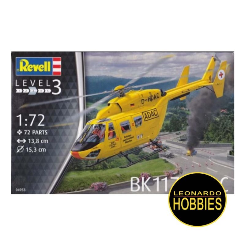 Bk 117 ADAC Escala 1/72 Revell 04953