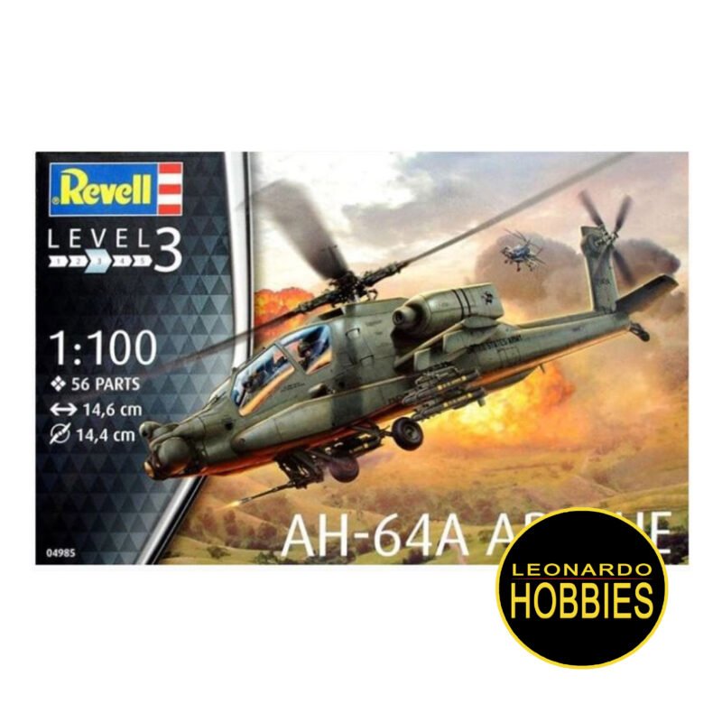 AH-64A Apache Escala 1/100 Revell 04985