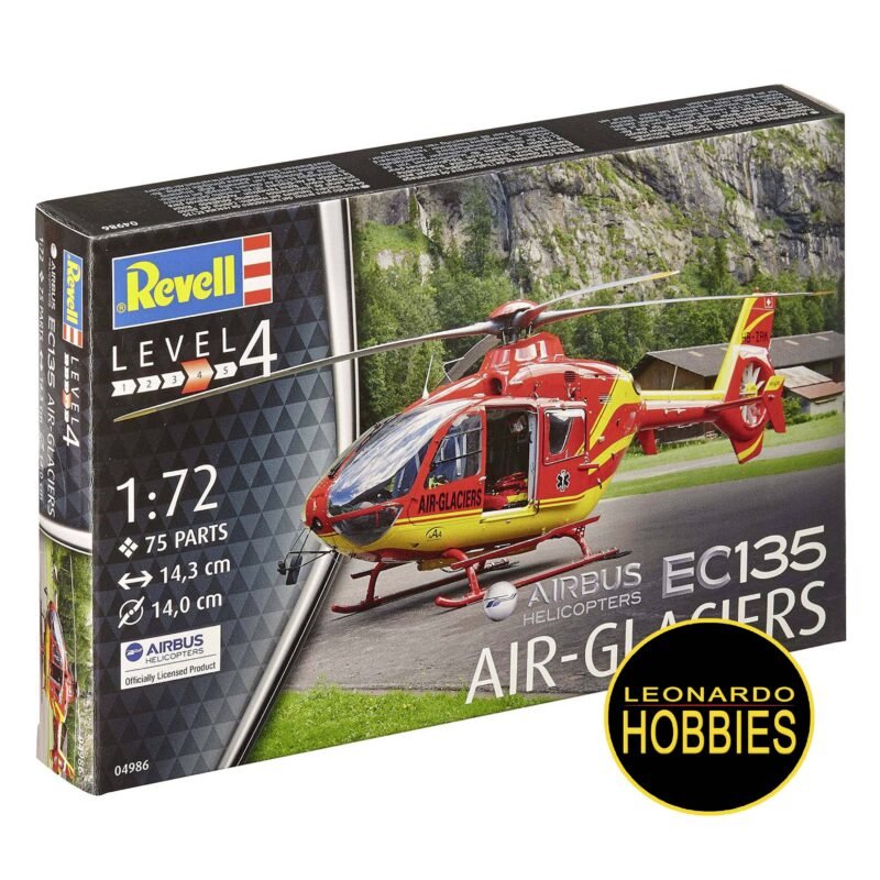 Airbus Helicopter EC135 Air-Glaciers Escala 1/72 Revell 04986
