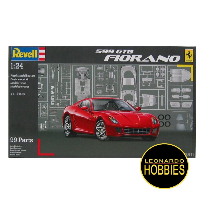 Ferrari 599 GTB Fiorano Escala 1/24 Revell 07310