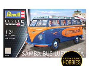Vw T1 Samba Bus Lufthansa Escala 1/24 Revell 07436