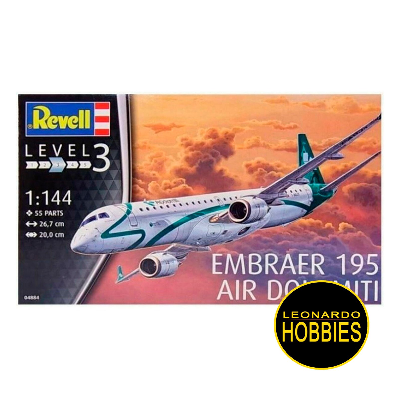 Embraer Erj 195 Escala 1/144 Revell 04884