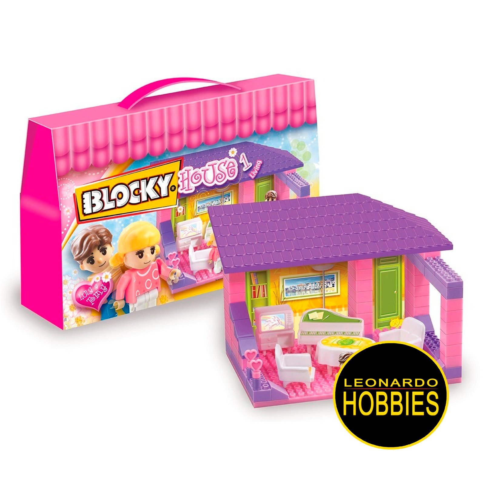 Set House - Living 80 piezas Blocky 0640 - Imagen 2