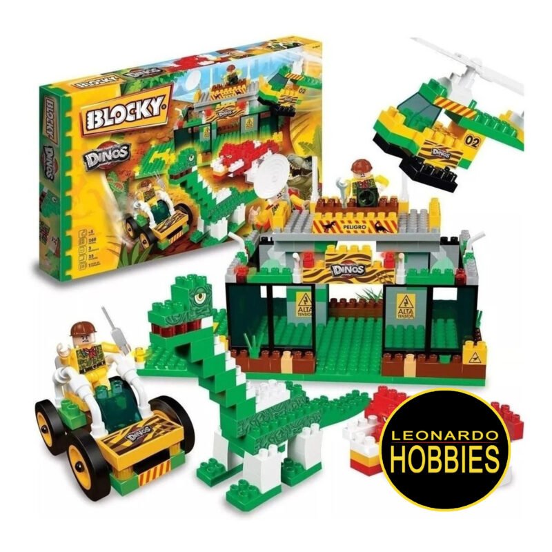 Set Dinosaurios 260 piezas Blocky 0679 - Imagen 2