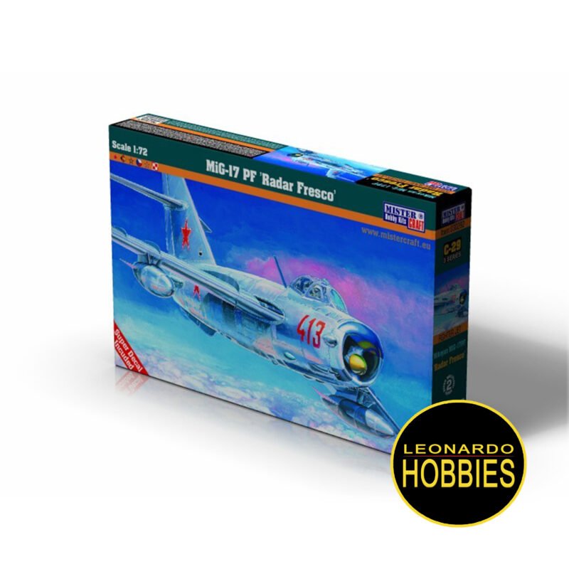 MiG-17PF "Radar Fresco" Escala 1/72 Mistercraft C29