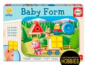 Baby Form 4 Tableros Y 12 piezas Educa 18039