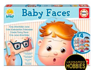 Baby Faces 4 Encajables De 3 Piezas c/u Educa 18040