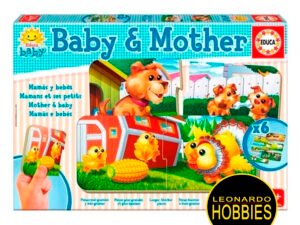 Baby & Mother 6 Puzzles De 2 piezas c/u Educa 18041