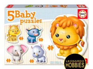 5 Baby Puzzles Educa 18046