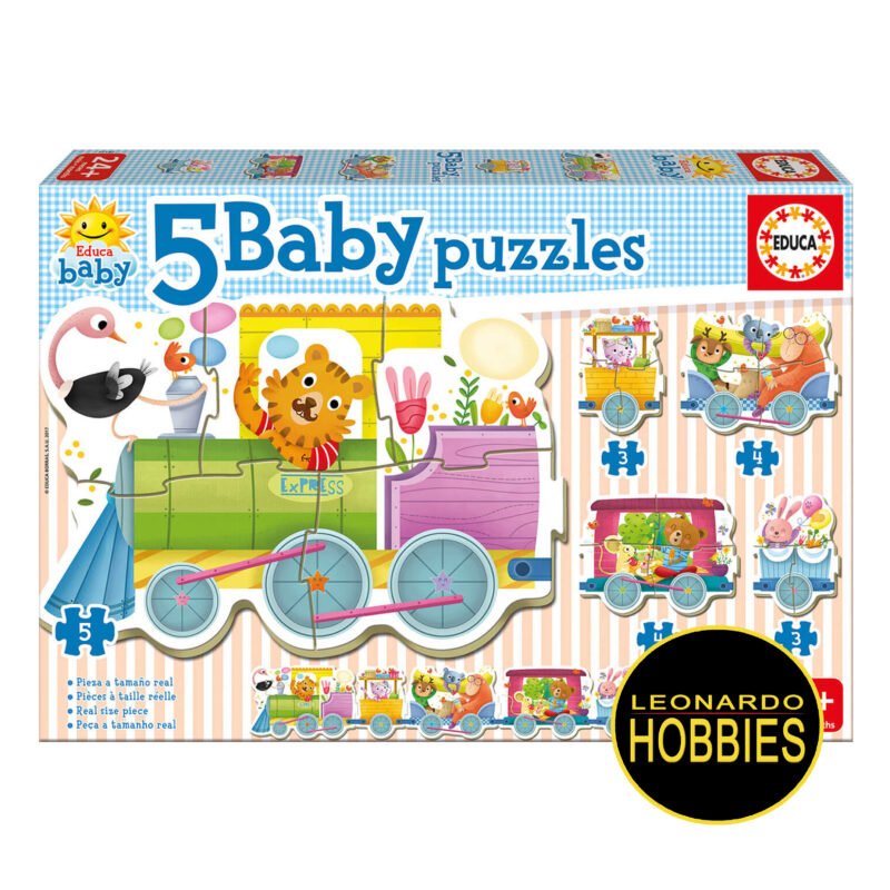 5 Baby Puzzles Educa 18049