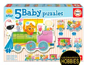 5 Baby Puzzles Educa 18049
