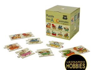 Tren ABC Animales Puzzle 28 Piezas Jacarandá 2802