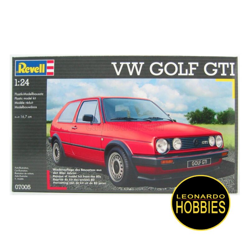 VW Golf GTI Escala 1/24 Revell 07005