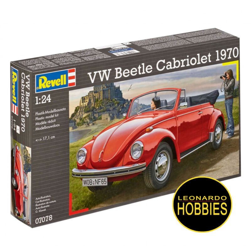 VW Beetle Cabriolet 1970 Escala 1/24 Revell 07078