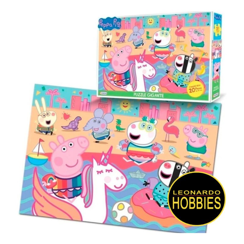 Peppa Pig Puzzle Gigante 20 Piezas Tapimovil EPP06345 - Imagen 2