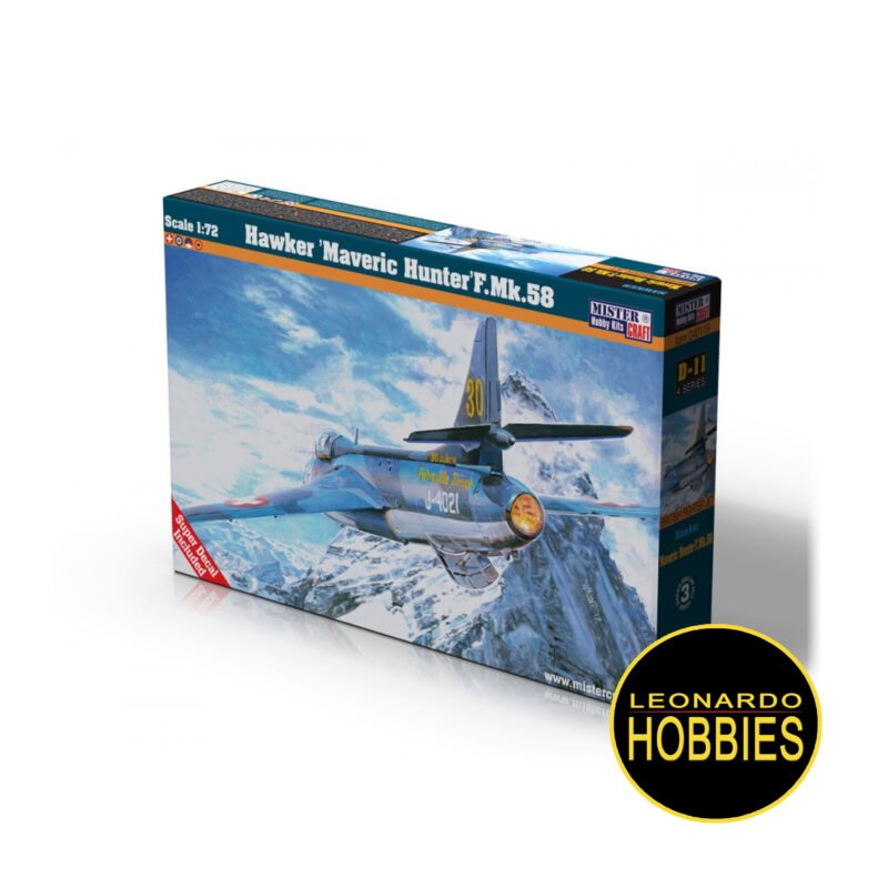 Hawker Hunter FMK.58 "Maverick" Escala 1/72 Mistercraft D11