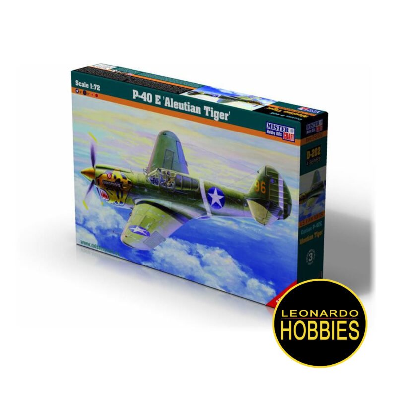 P-40E "Aleutian Tiger" Escala 1/72 Mistercraft D202