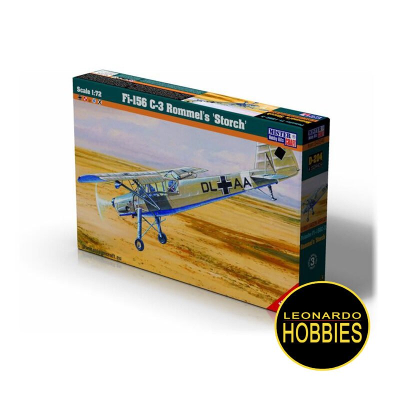 Fi-156 C-3 "Rommel Storch" Escala 1/72 Mistercraft D204