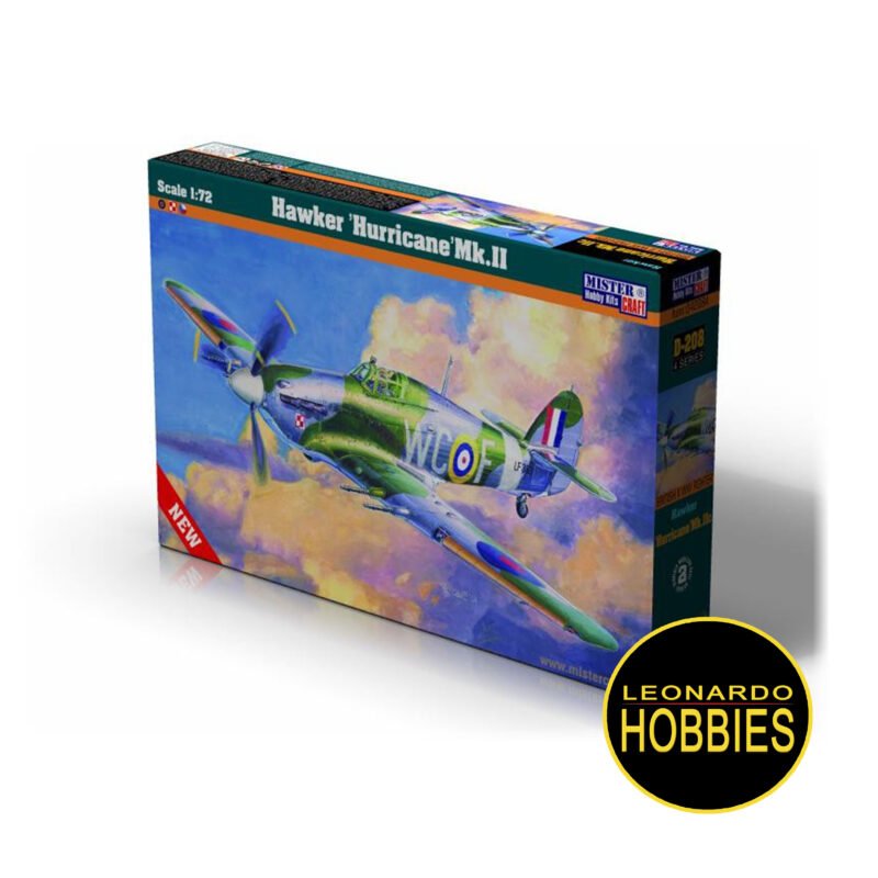 Hawker Hurricane Mk.IIc Escala 1/72 Mistercraft D208
