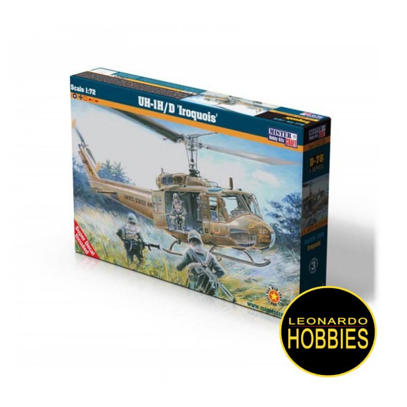 UH-1D/H "Iroquois" Escala 1/72 Mistercraft D78